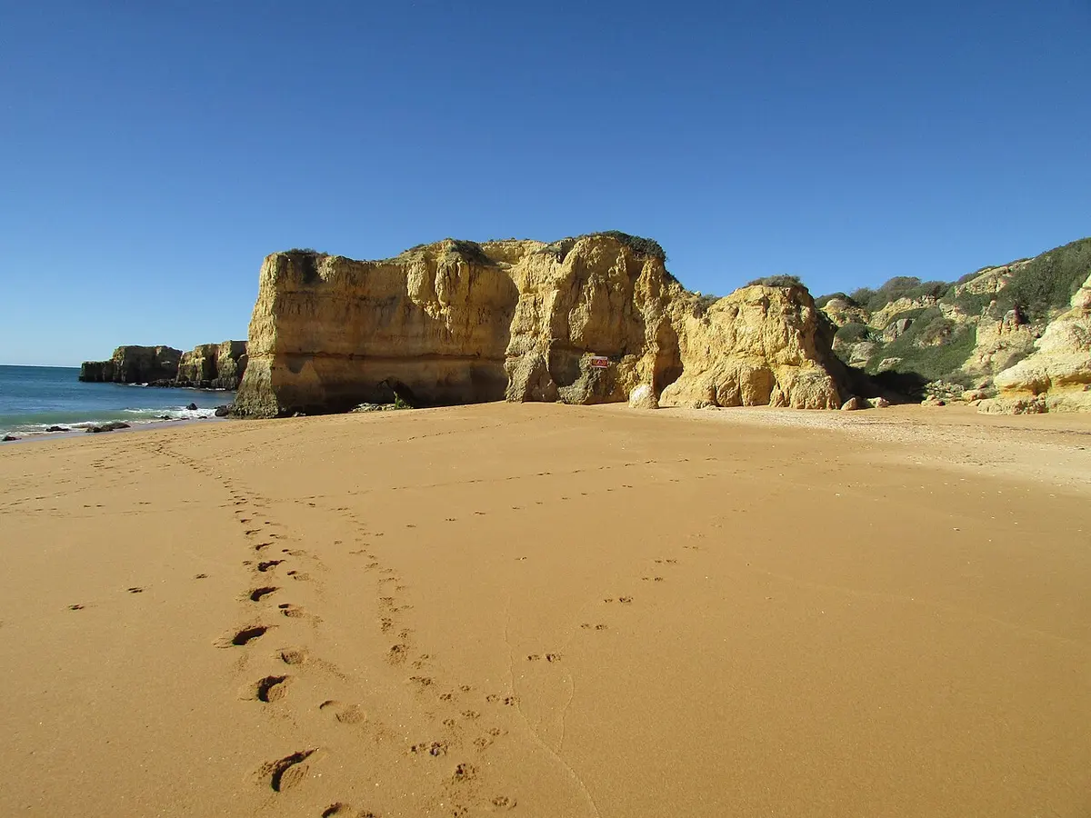Praia da Coelha on the Algarve coast