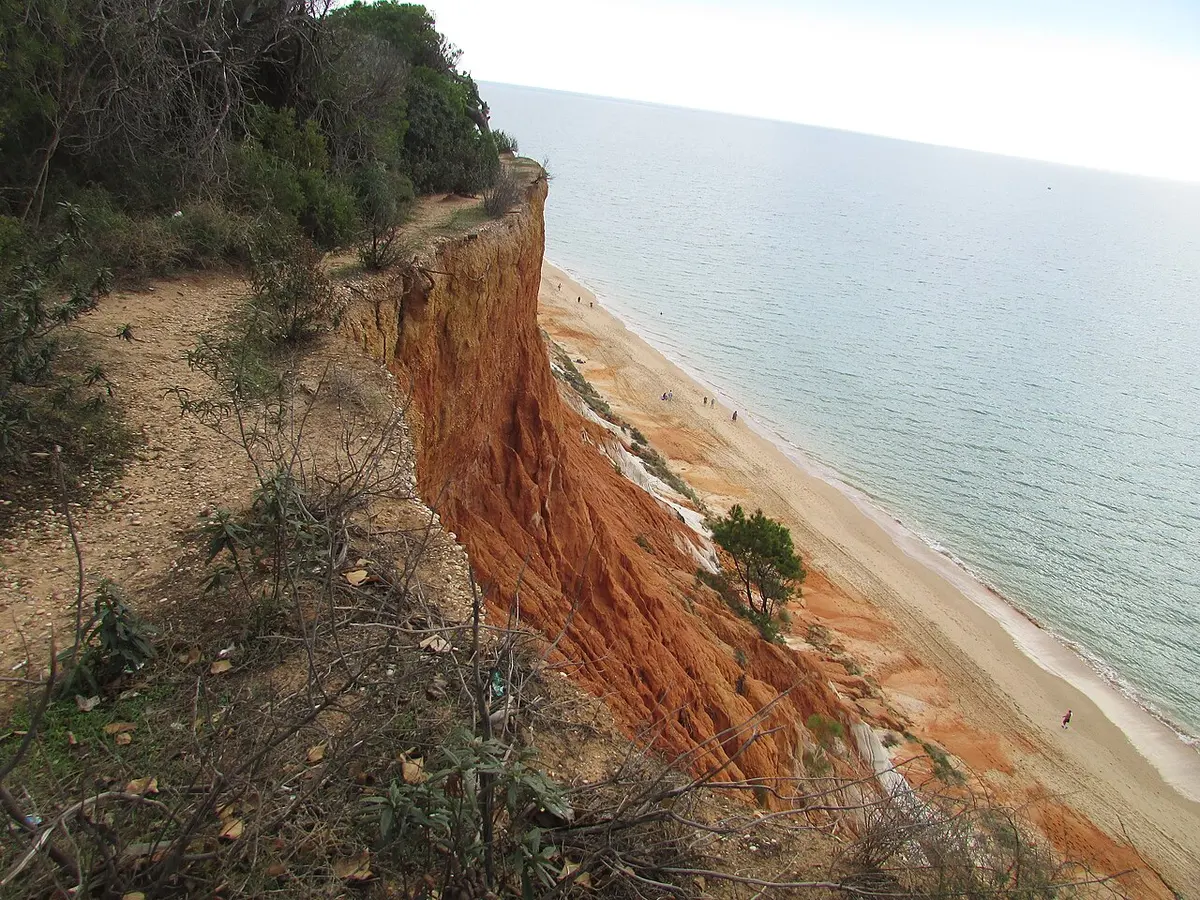Praia da Falésia on the Algarve coast