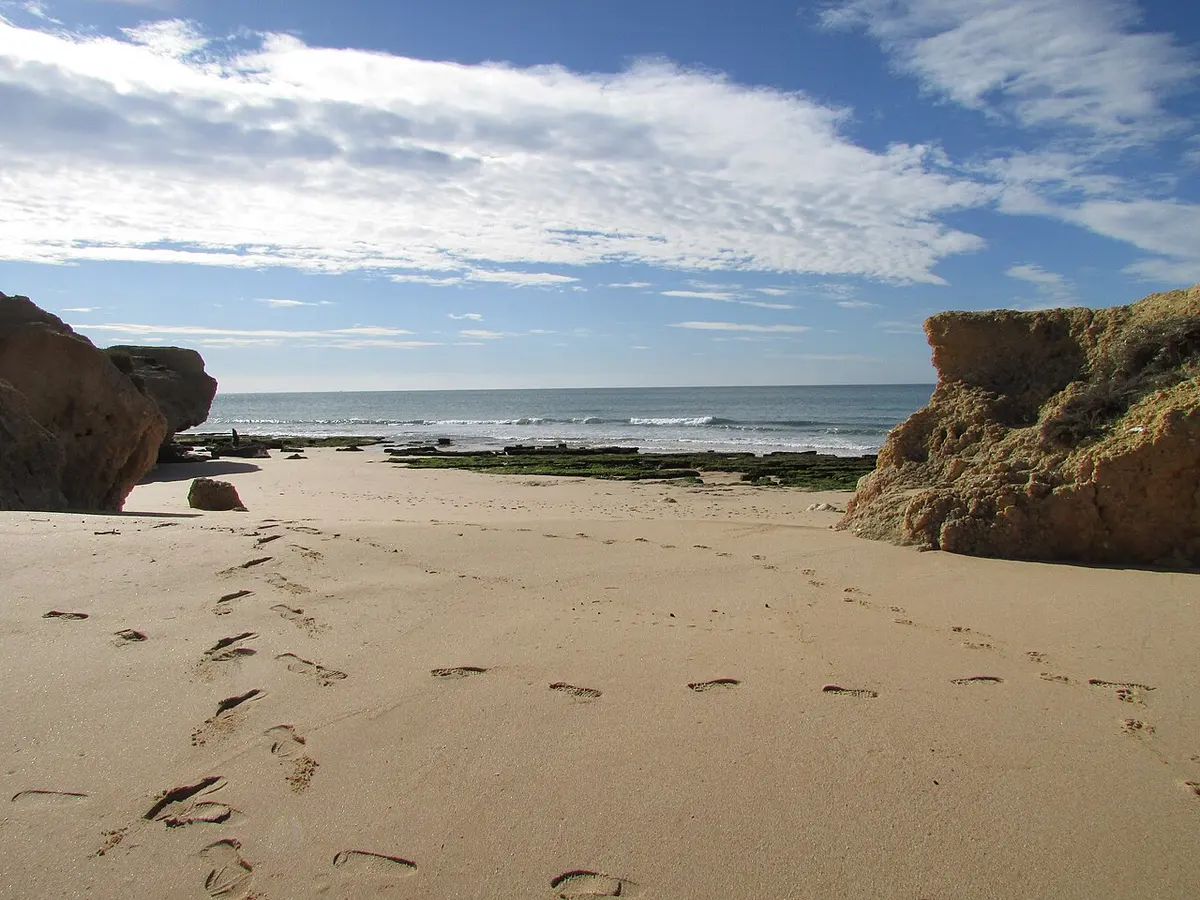 Praia da Galé on the Algarve coast