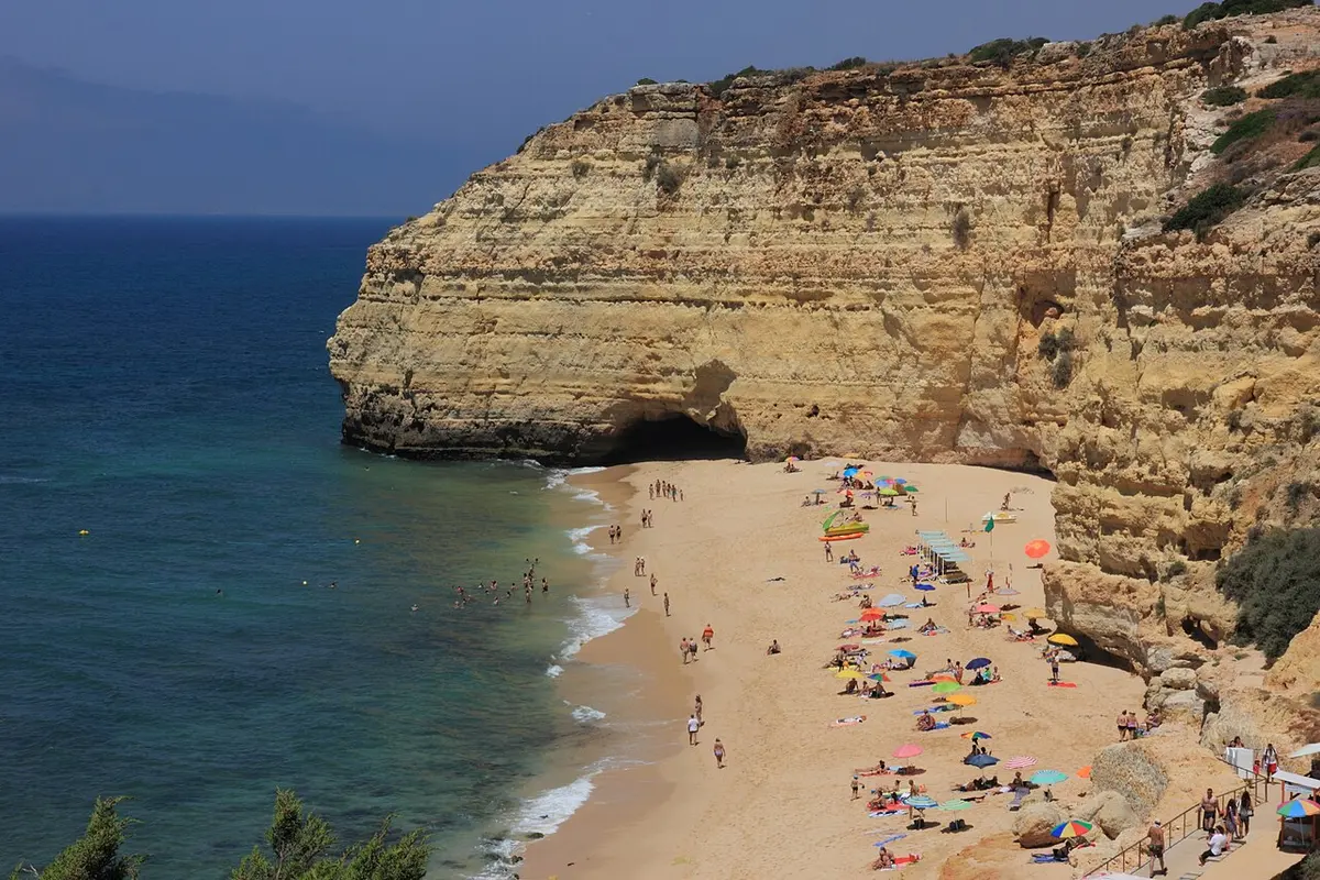 Praia de Vale de Centeanes on the Algarve coast