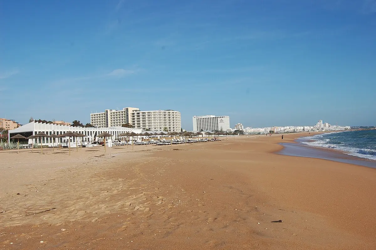 Praia de Vilamoura on the Algarve coast