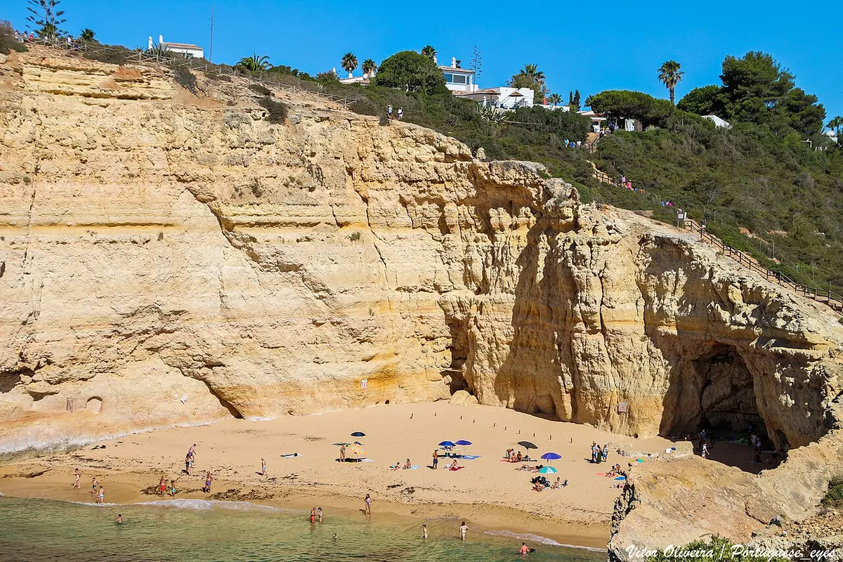 Praia do Carvalho on the Algarve coast