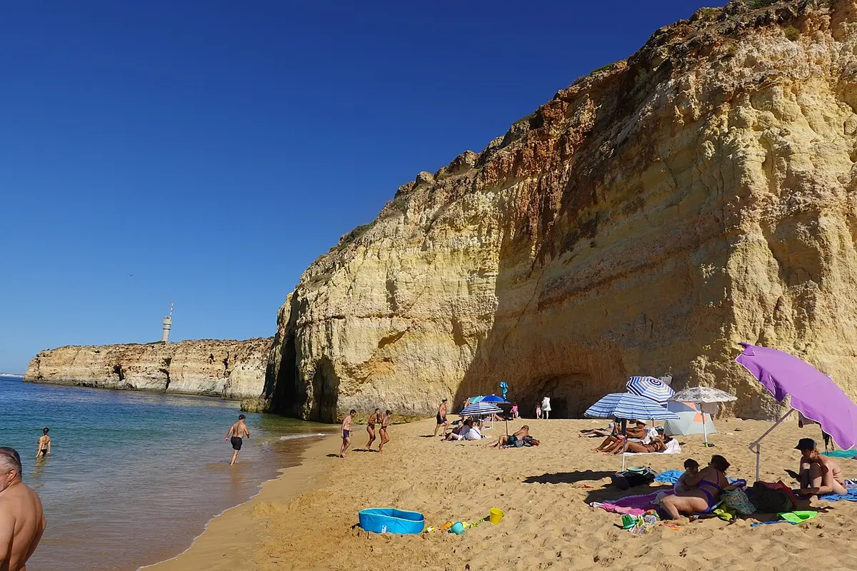 Praia dos Caneiros on the Algarve coast