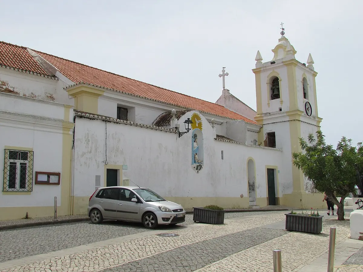 The north side and bell tower of Ferragudo parish church