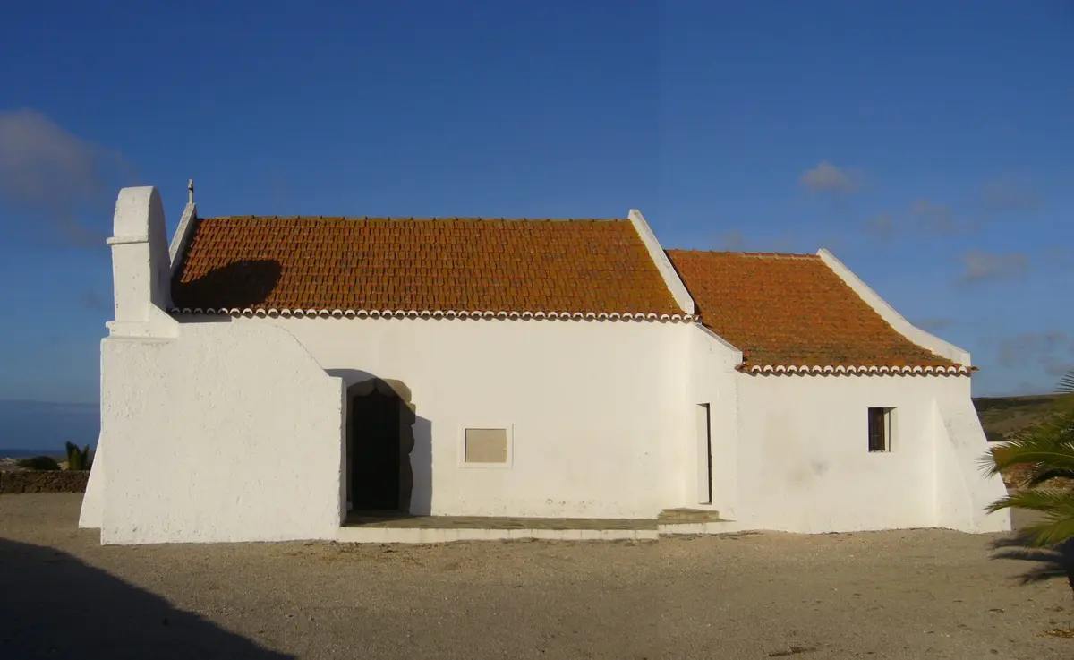The small white church within Carrapateira’s former fortified enclosure
