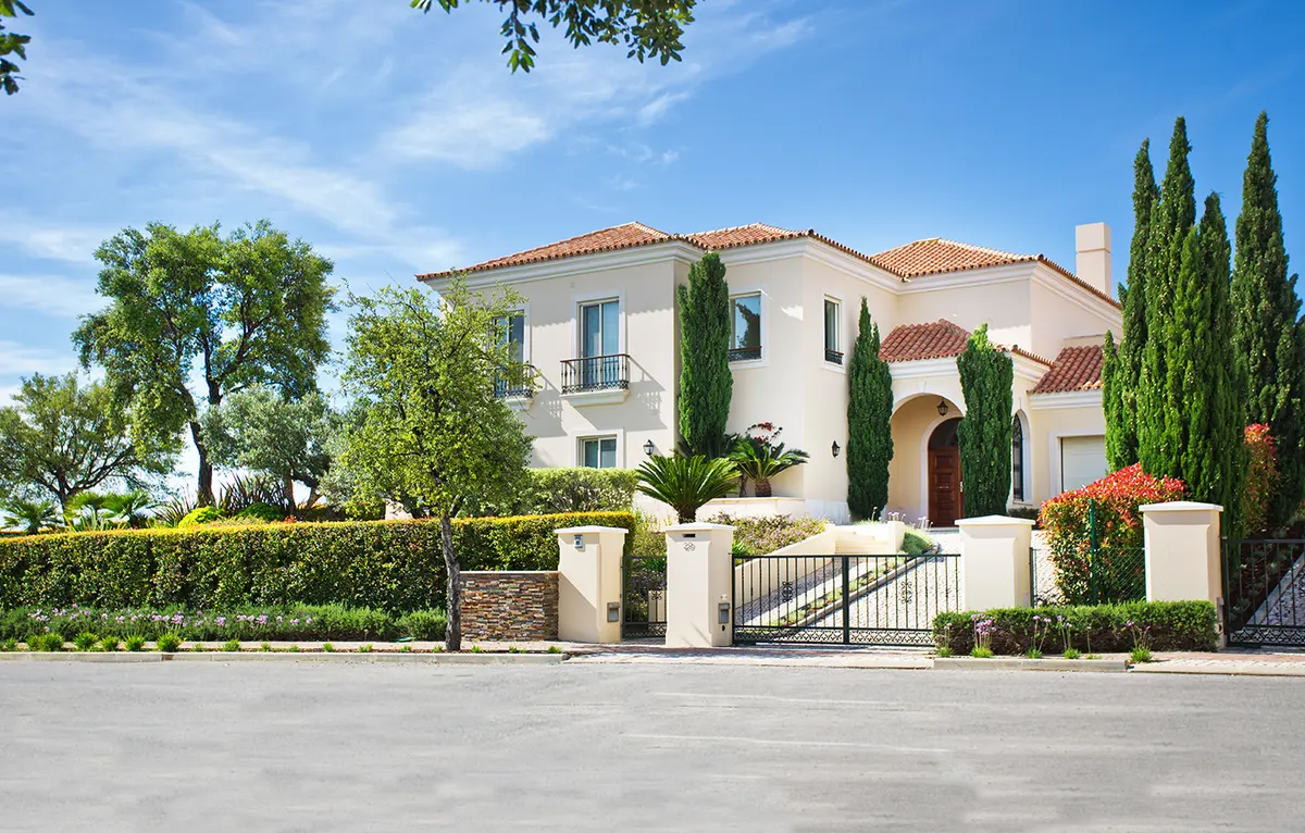 A landscaped serviced villa at Monte Rei Golf and Country Club Resort