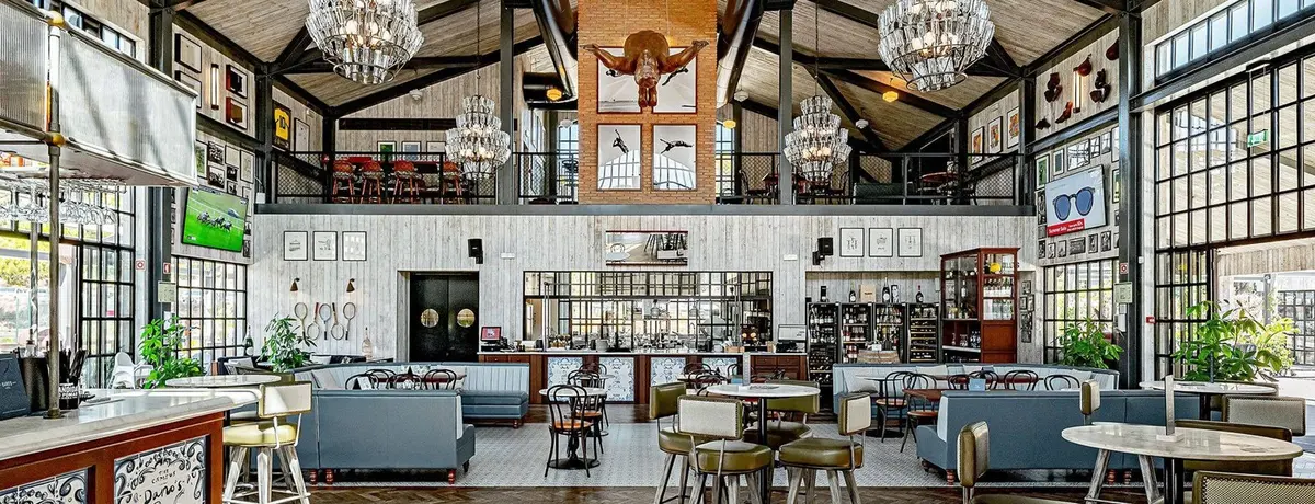 Interior of Dano’s sports bar and restaurant at The Campus