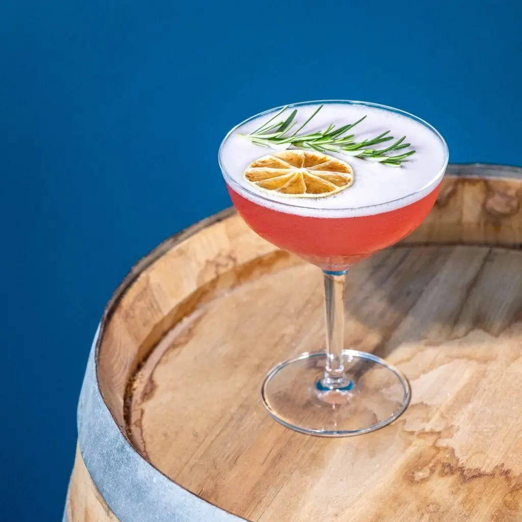 Cocktail photographed for Olivalmar in Armação de Pêra
